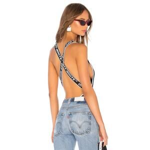 OFF-WHITE Cannette Cross Bodysuit - 36